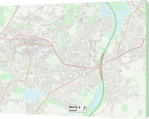 Rushmoor GU12 4 Map