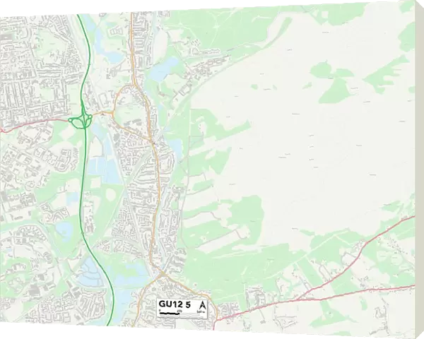 Rushmoor GU12 5 Map