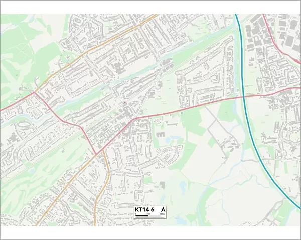 Elmbridge KT14 6 Map