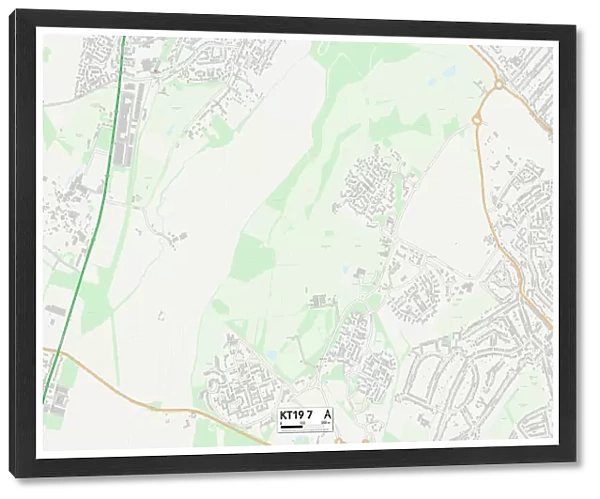 Epsom and Ewell KT19 7 Map