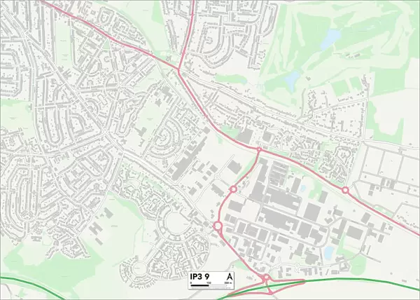 Ipswich IP3 9 Map