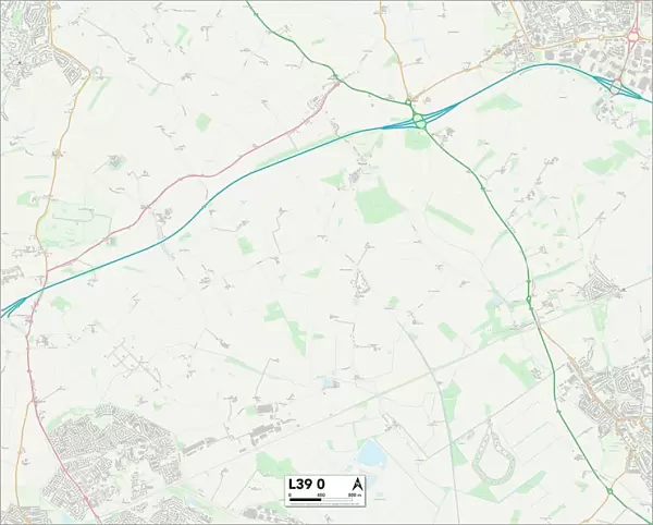 West Lancashire L39 0 Map