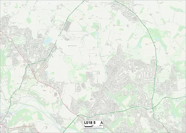 Leeds LS18 5 Map