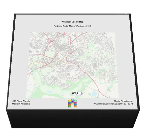 Wrexham LL13 8 Map