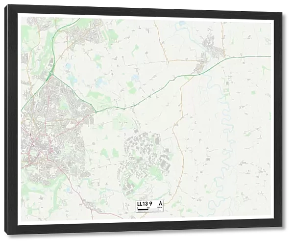 Wrexham LL13 9 Map
