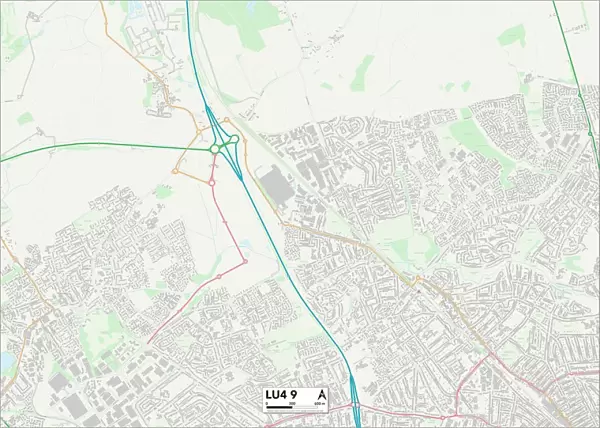 Luton LU4 9 Map