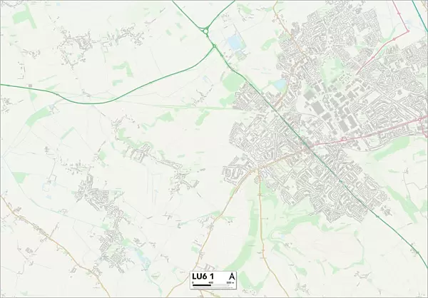 Central Bedfordshire LU6 1 Map