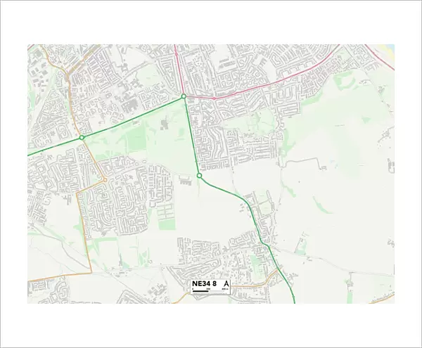 South Tyneside NE34 8 Map