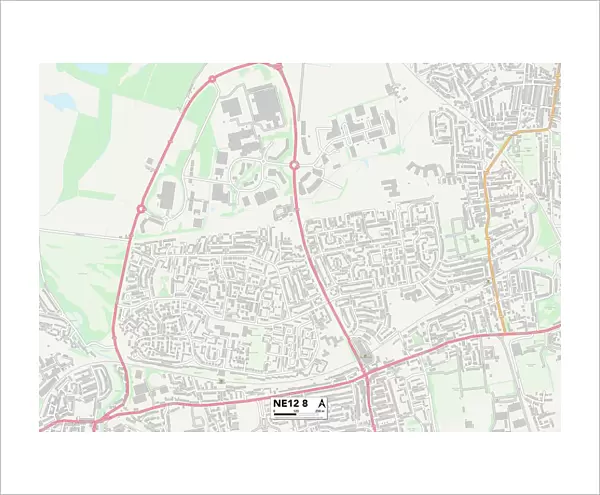 North Tyneside NE12 8 Map