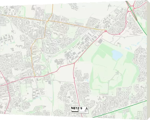 North Tyneside NE12 9 Map