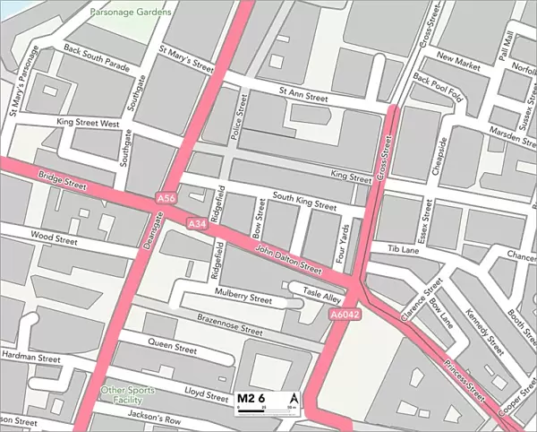 Manchester M2 6 Map
