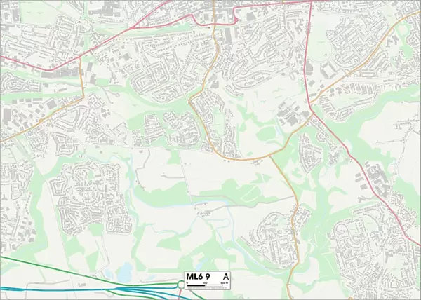North Lanarkshire ML6 9 Map