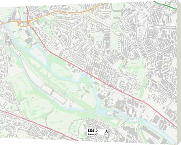 Leeds LS4 2 Map
