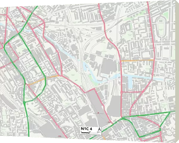 Camden N1C 4 Map