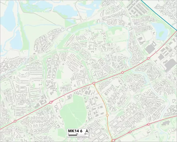Milton Keynes MK14 6 Map