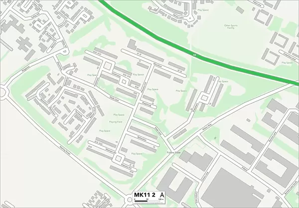 Milton Keynes MK11 2 Map