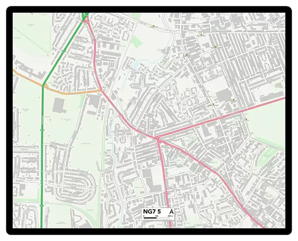 Nottingham NG7 5 Map
