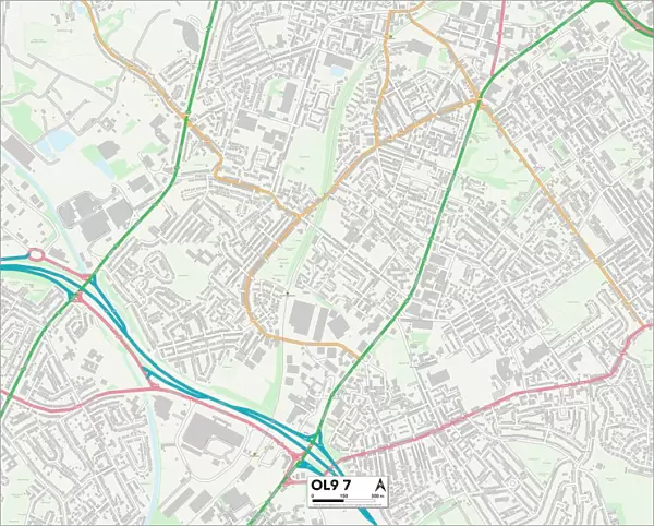 Oldham OL9 7 Map