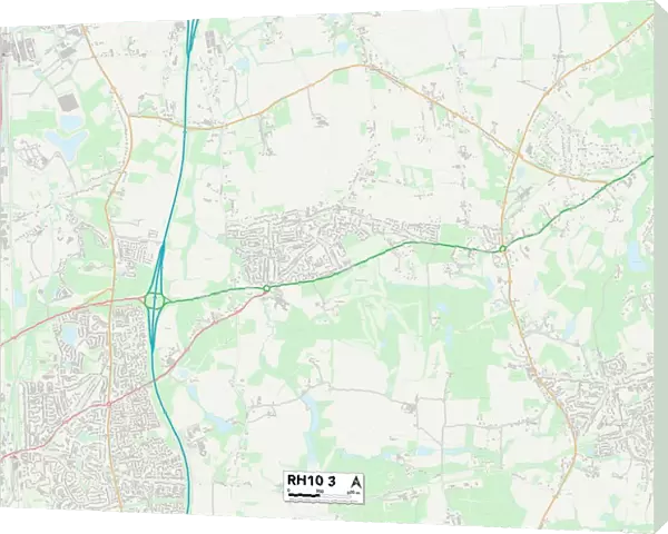 Crawley RH10 3 Map