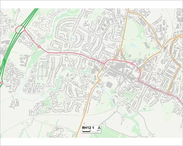 Horsham RH12 1 Map