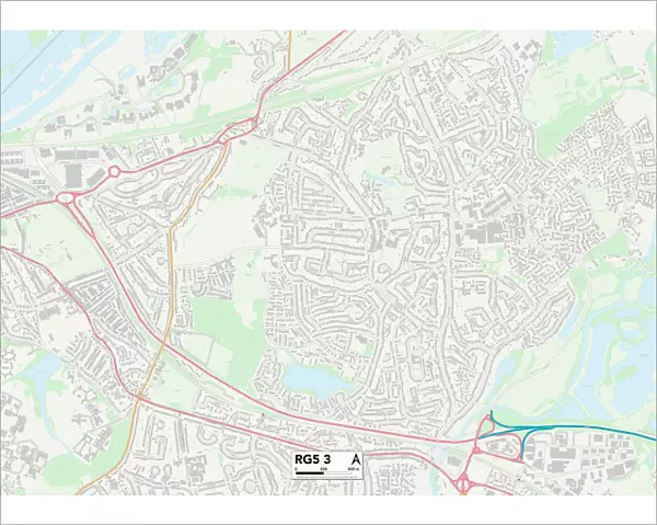 Wokingham RG5 3 Map