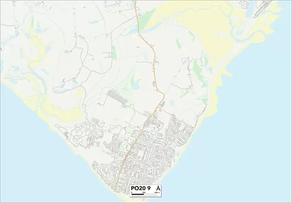 Sussex PO20 9 Map