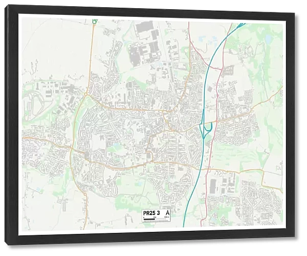 South Ribble PR25 3 Map