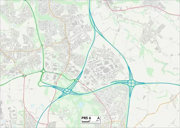 South Ribble PR5 6 Map