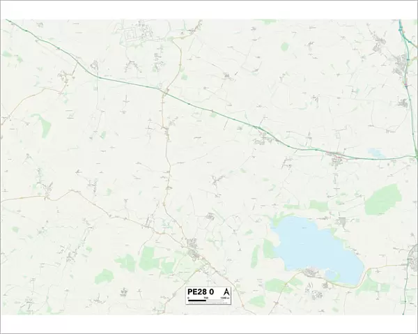Huntingdonshire PE28 0 Map