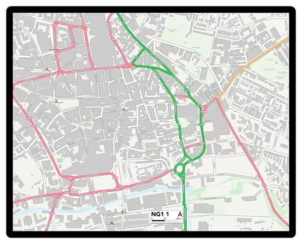Nottingham NG1 1 Map