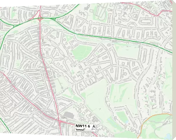 Barnet NW11 6 Map