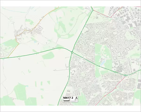 Corby NN17 2 Map