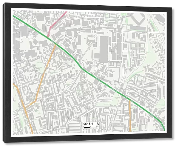 Lewisham SE15 1 Map