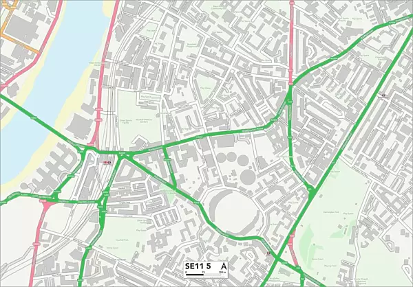 Lambeth SE11 5 Map