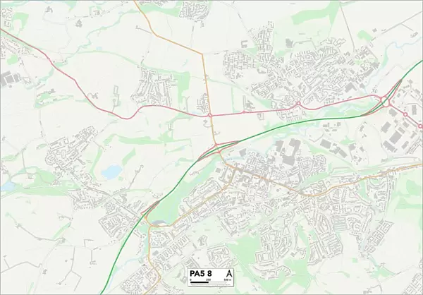 Renfrewshire PA5 8 Map