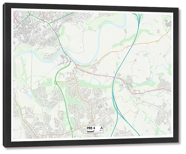 South Ribble PR5 4 Map