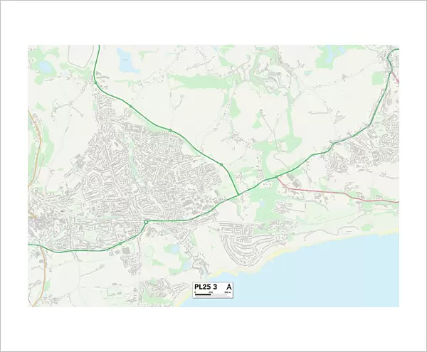 Cornwall PL25 3 Map