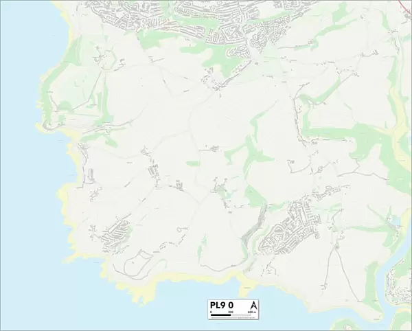 Plymouth PL9 0 Map