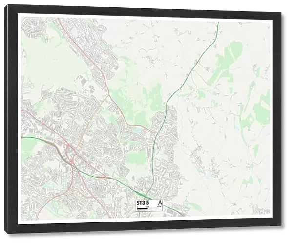 Staffordshire ST3 5 Map