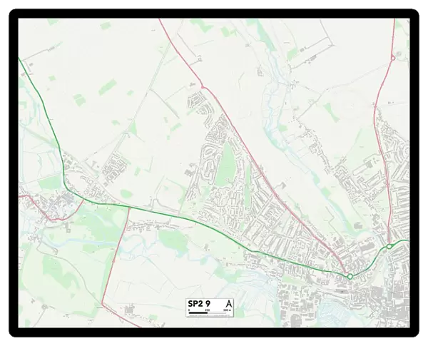 Wiltshire SP2 9 Map