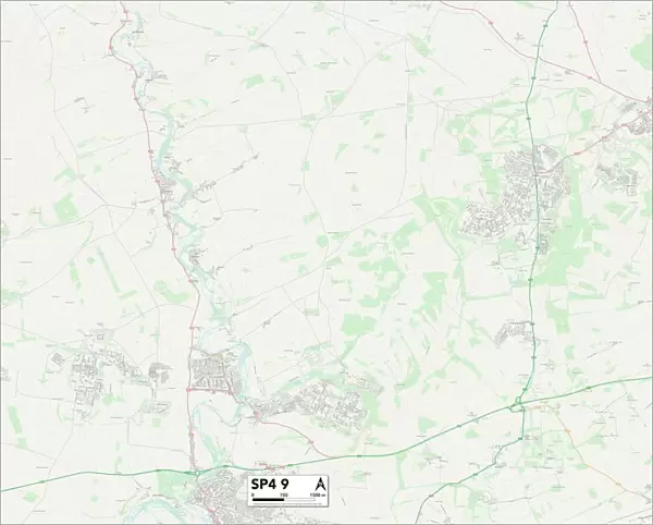 Wiltshire SP4 9 Map