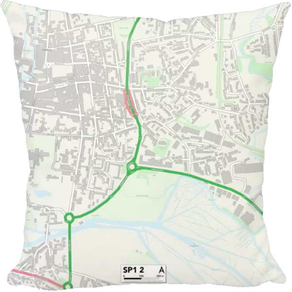 Wiltshire SP1 2 Map