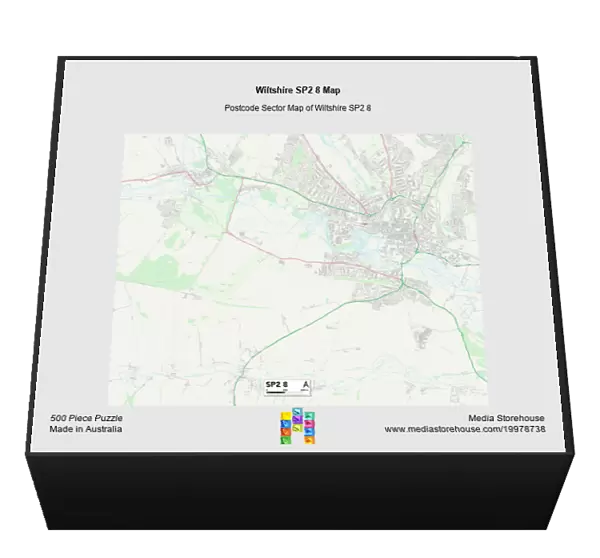 Wiltshire SP2 8 Map