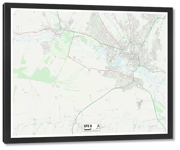 Wiltshire SP2 8 Map