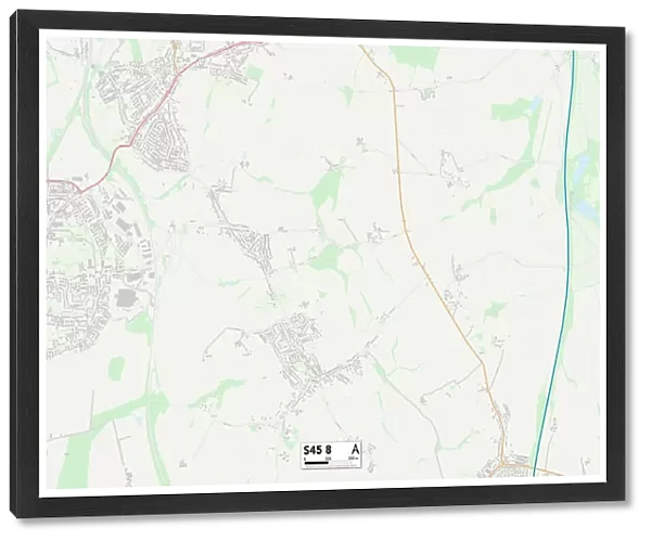 North East Derbyshire S45 8 Map