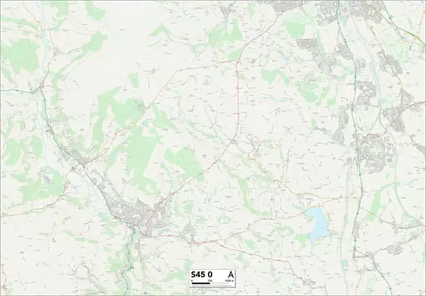 North East Derbyshire S45 0 Map