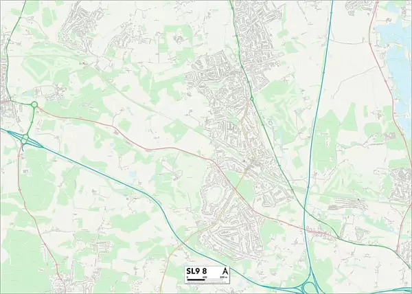 South Buckinghamshire SL9 8 Map
