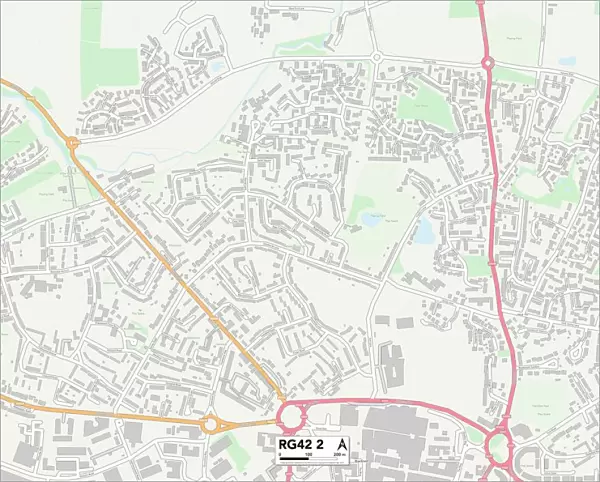 Bracknell Forest RG42 2 Map