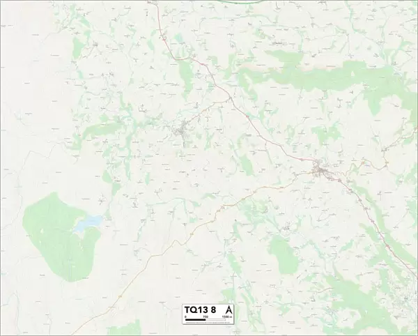 Teignbridge TQ13 8 Map