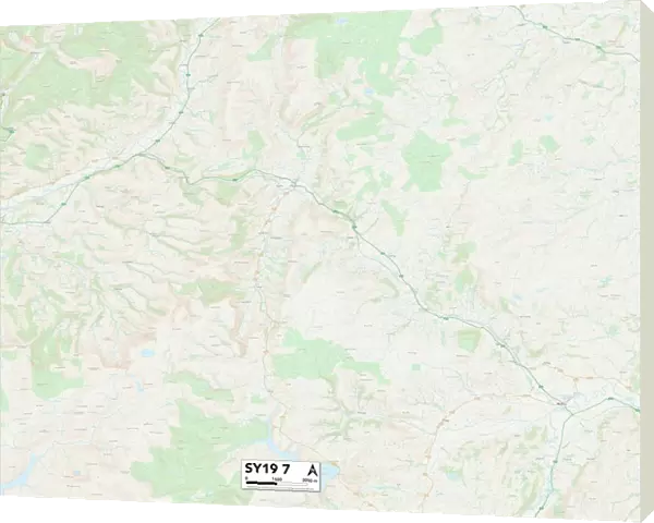 Powys SY19 7 Map